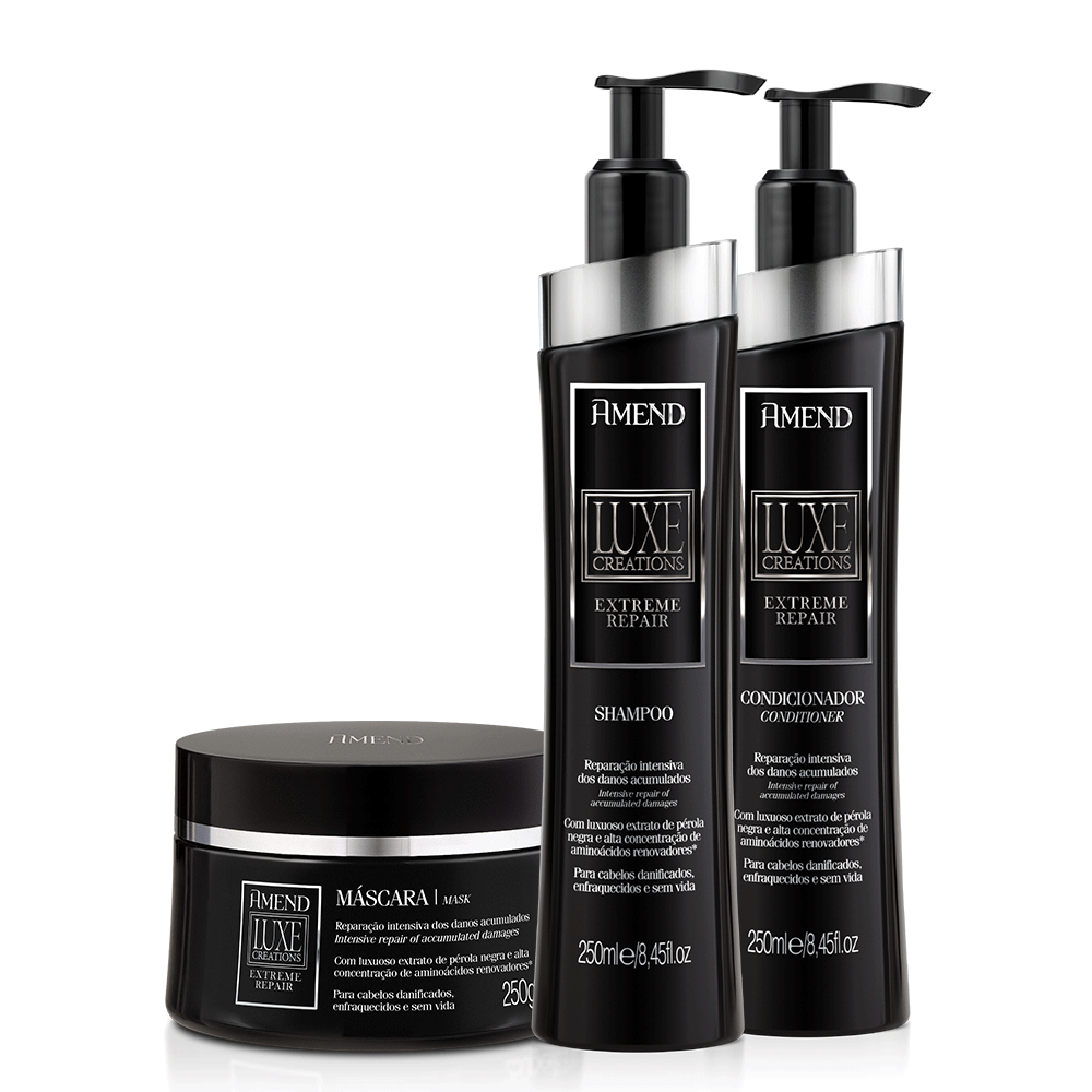 Kit Amend Luxe Creations Extreme Repair | 3 produtos